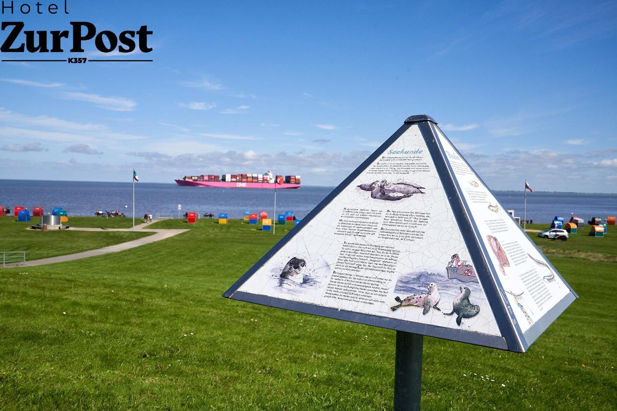 K357 - Hotel & Restaurant "Zur Post" In Otterndorf Bei Cuxhaven Bagian luar foto